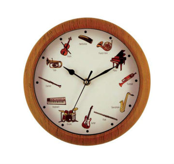 Musical sound wall clock