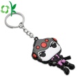 Kustom Embossed 3D Soft PVC Keren / Mode Silicone Keychain