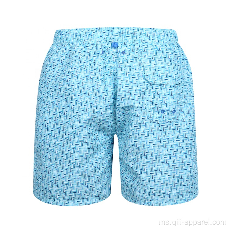 Seluar Papan Cetak Pakaian Renang Plain Mens Swim Trunks