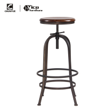 Modern Adjustable Swivel Bar Stools for Commercial Spaces