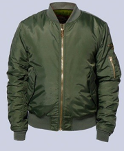 Stretch Satin Fabric Embroidered Bomber Jacket