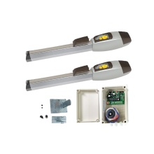 DC24V Solar-Powered Automatic Swing Gate Opener Kit with Dual Arms