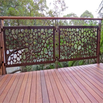 Laser Cut Metal Railing Panels