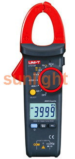 Digital Clamp Meter, AC/DC/Resistance/Capacitance/Frequency Clamp Multimeter, 400A, UT213A