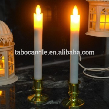 Moving Wick Flameless Taper Candle