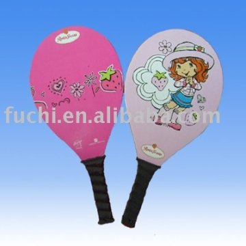 Wood Beach Tennis Racket