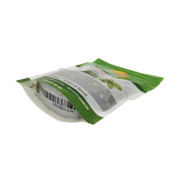 2 unz biodegradowalna torba na herbatę celofanową z zamkiem błyskawicznym