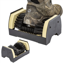 Professional All-Weather Industrial Shoe Cleaner and Scraper Brush for Heavy Duty Boot and Shoe Maintenance