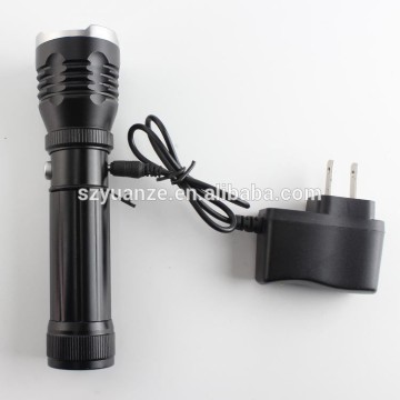 18650 battery and charger led flashlight ,led flashlight torch, led torch light
