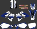 0010 nouveau Style graphique & arrière-plans Stickers Autocollants Kits pour YZ125 YZ250 1996 1997 1998 1999 2000 2001