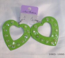 heart shape metal earring
