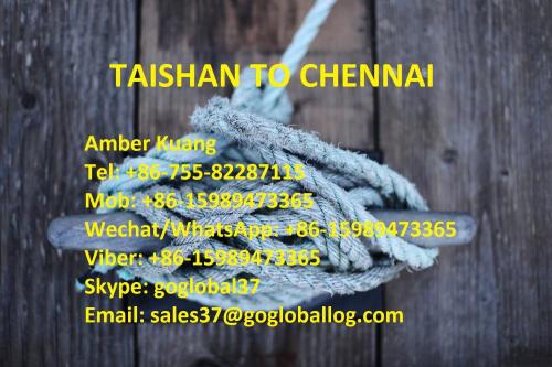 Jiangmen Taishan Sea Freight en Inde Chennai