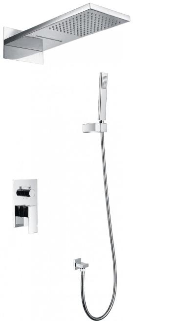 Concealed shower set for bathroom shower mixer