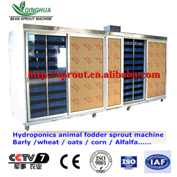 Alfalfa Hydroponics Animal Fodder Machine is full automatic Seedling planting machine/oat sprout machine/wheat sprout machine