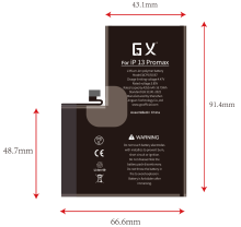 GX for Apple 13ProMax with standard capacity battery