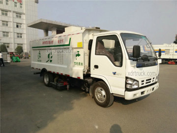 4CBM Isuzu Qingling Road Sweeper Dust Suction Truck
