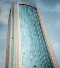 Energy-saving Blue , Light Green Pvb Interlayer Laminated Safety Glass