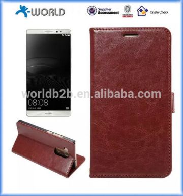 flip leather case for huawei mate 8 with card slot, ultra slim leather case for huawei mate 8