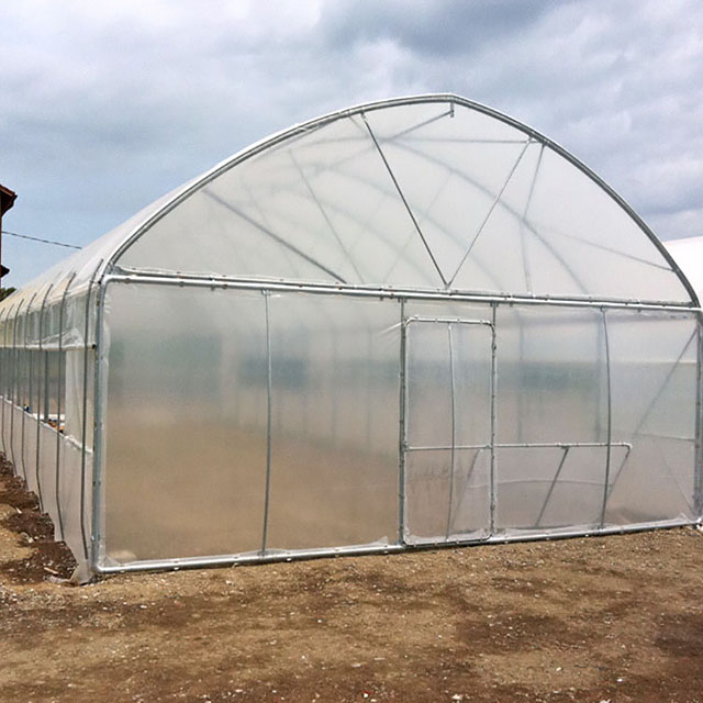 Multi Span resistance type plastic tunnel greenhouse