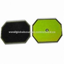 Alphanumeric LCD Screen, Octagon with Hole, for Watch