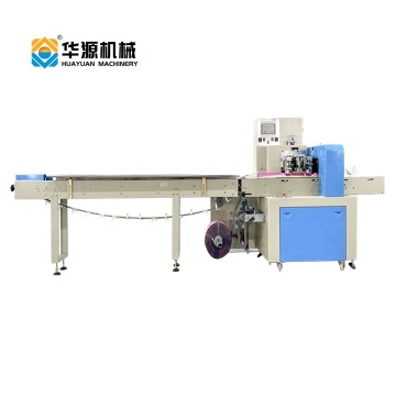 HUAYUAN Automatic Bakery Flow Packing Machine Pillow Type Packing Machine