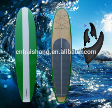 Chromatic stripe epoxy bamboo venner stand up paddle boards