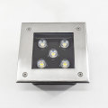 Square Step Underurground LED UpRound Lights sepolto