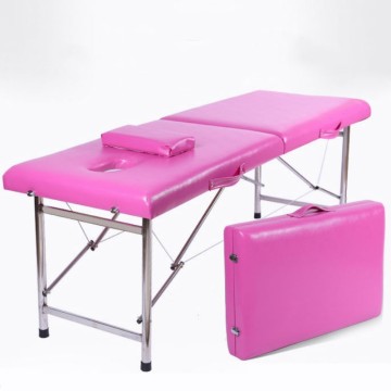 Hot Quality Metal Base Massage Bed Ayurveda Pink Table