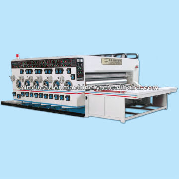 Carton machine printing slotting machine