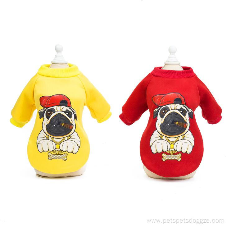Nice printing winter lovable dogs designers dog clothes