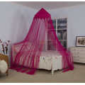 100% Polyester Pink Crown Circular Mosquito Nets