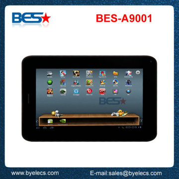 In stock 9 inch Boxchip A23 dual core android tablets compared made in China