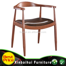 iron famous design armrest hotel dining chair BHT121