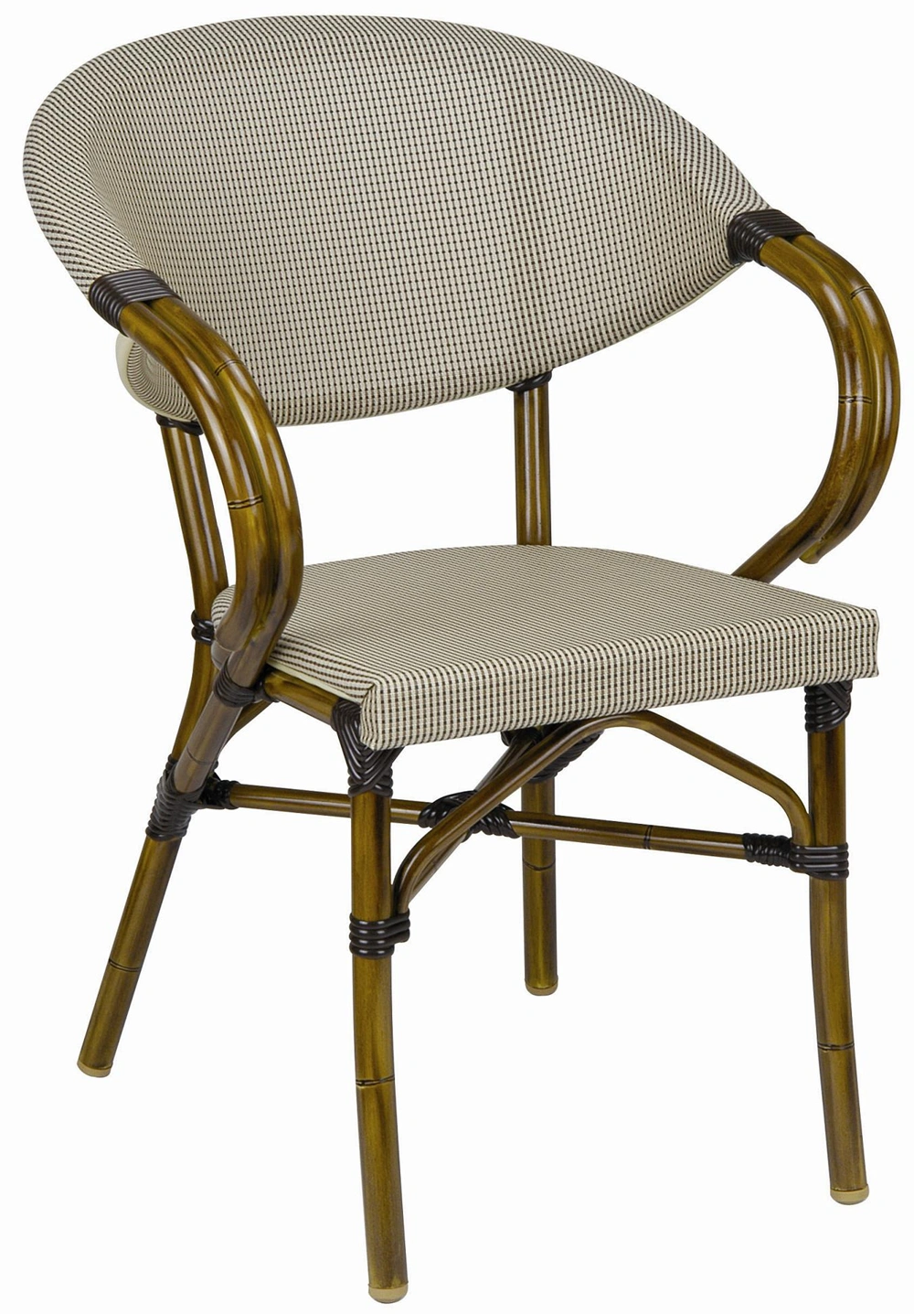 Best Price Outdoor Garden Round Wire Inside Wicker Bistro Rattan Chair