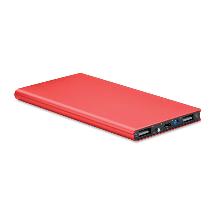 Power Bank Set in 2200 mAh with Earphones, Silicone Cardholder with Stand