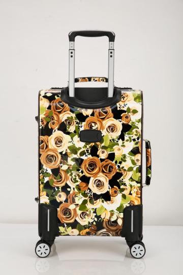 Rolling Flowers Carry On Luggage