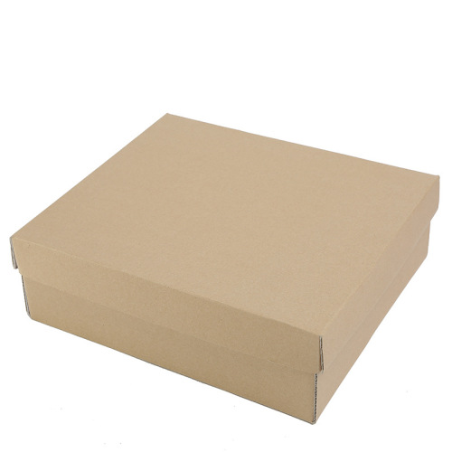 Kraft Lid And Base Gift Cardboard Shoes Box