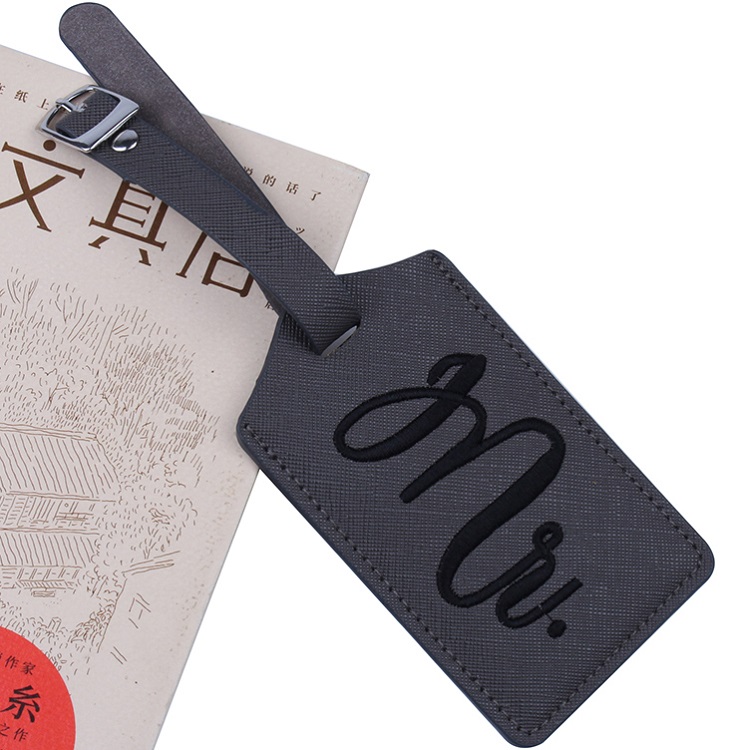 Étiquette de nom de valise de broderie Embroidery Suitcase Name Label