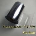 Película de mascotas transparente de grado alimenticio