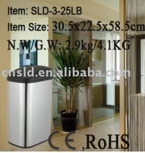 Touchless garbage cans Bins Stainless steel Touchless lid bins