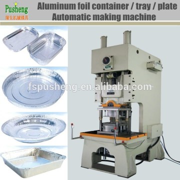 Full automatic Aluminum foil mess tin making machine with pneumatic punching machine