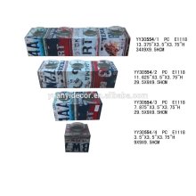 decorative table candle holder-license plate-table top