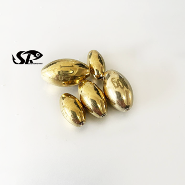 Olive Shaped Copper Fishing Weights - SUPERIORFISHING FY0540