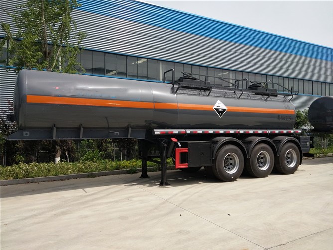 19000 lita tri-axle kemikali kioevu tank nusu trailers