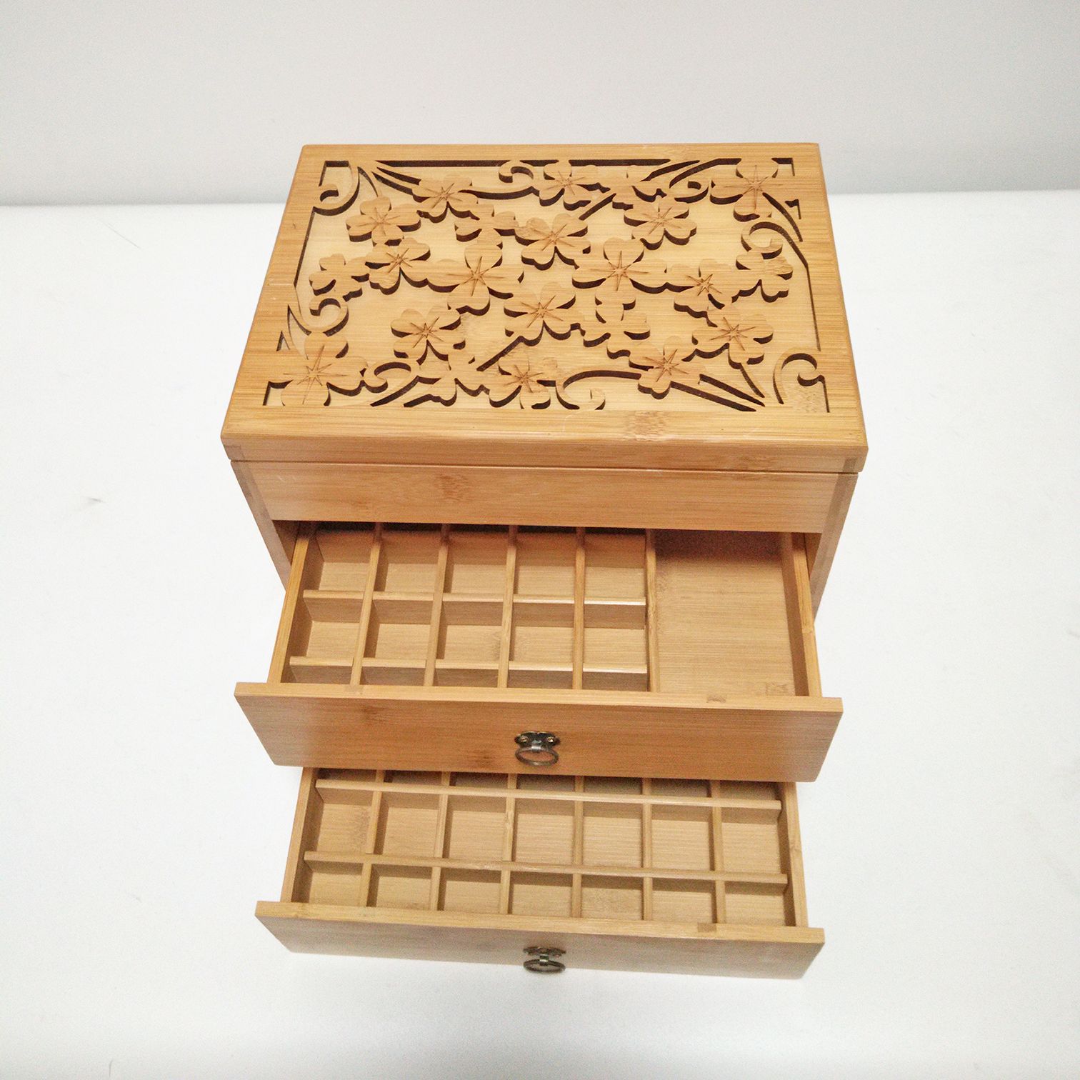 Wholesale Doterra Set Dropper Storage Organizer Wooden Essential Oil Box