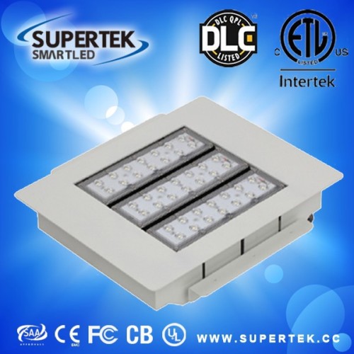 DLC ETL UL listed 40w-160w newest design die casting gas station led canopy lights with 5 years warranty