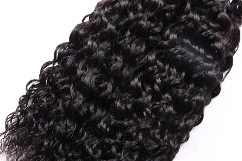 7A indiana Water Wave virgin hair Bundles Remy Human Hair Natural Color
