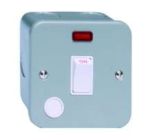 20A Dp Switch Flex Outlet Metal Clad