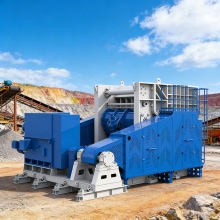 Advanced Horizontal Gyratory Primary Crusher Design