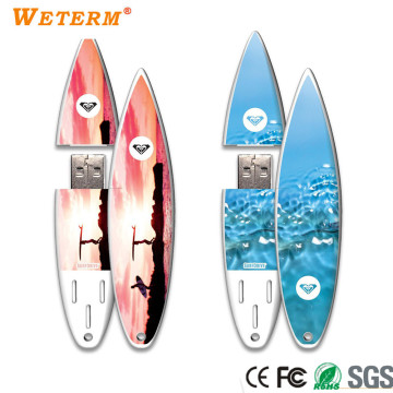 Promotional USB Gift Surfboard Design Flash Sticker Pendrive